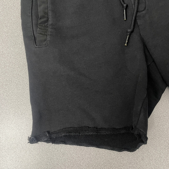 Coach Signature Sweat Shorts Mens XS Black Athleisure Lounge Logo *Altered/Crop - Picture 4 of 11